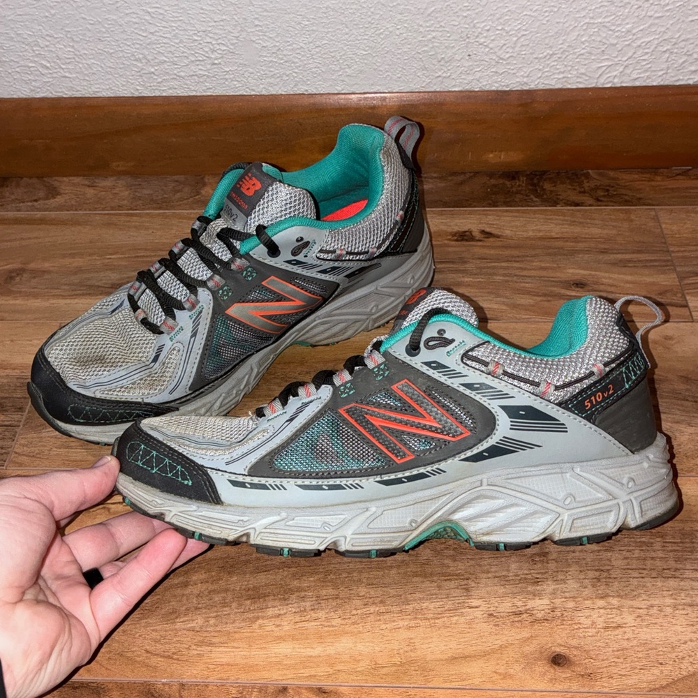 New Balance Women’s 510v2 Trail Running Shoes, Gray - size 10 - Picture 2 of 10